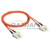 LEGRAND 033071 LEGRAND patch kábel, optika, OM2 (UPS) multimódusú, SC/SC, duplex, 50/125um, LSZH (LSOH), narancs, 3 méter
