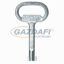 LEGRAND 036539 Atlantic - Marina kulcs fém zárakhoz, apa háromszögletű betét 6,5mm villanyszerelés