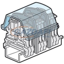 LEGRAND 037568 Viking3 vágható védőfedél 1m hossz 5-6-8-10mm osztástávolság,csavaroshoz villanyszerelés