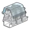 LEGRAND 037568 Viking3 vágható védőfedél 1m hossz 5-6-8-10mm osztástávolság,csavaroshoz