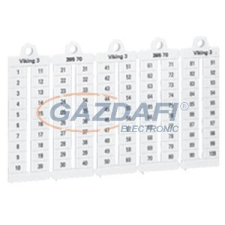 LEGRAND 039509 Viking3 jelölő 1-50 vízszintes 5mm széles villanyszerelés