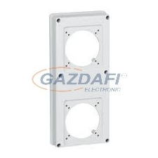 LEGRAND 057718 P17 Tempra standard előlap 2férőhelyes, 16-32A villanyszerelés