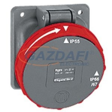LEGRAND 059428 Hypra Dafb-634k06 400V~ IP66/67-55 rögzíthető aljzat villanyszerelés
