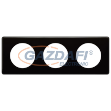 LEGRAND 066683 Céliane 3-as keret fekete lakk villanyszerelés