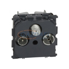 LEGRAND 067388 Céliane TV-RD-SAT aljzat, végzáró, 1,5dB villanyszerelés