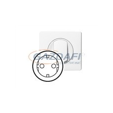 LEGRAND 068140 Céliane 2P+F csatlakozóaljzat burkolat, csapófedeles, fehér villanyszerelés