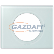 LEGRAND 069311 Céliane egyes keret, fehérüveg villanyszerelés