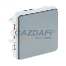 LEGRAND 069511 Plexo 55 váltókapcsoló, szürke villanyszerelés