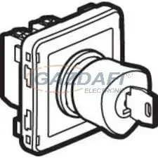LEGRAND 069548 Plexo 55 vészleállító, N/C, kulcsos, szürke/sárga villanyszerelés
