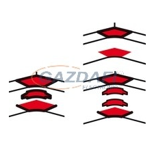 LEGRAND 075760 Állítható belső könyök: 80–100° fekete 80x50 mm kábelcsatornához villanyszerelés