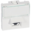  Legrand 076503 Program Mosaic RJ 45 informatikai csatlakozóaljzat, 1 x RJ 45 árnyékolatlan (UTP) Cat.6, 2 modul széles, energiaoszlophoz, fehér