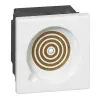LEGRAND 078241 Mágneses csatlakozóaljzat nővérhívóhoz (csak hívás), 2 modul, antimokrobiális, fehér burkolattal