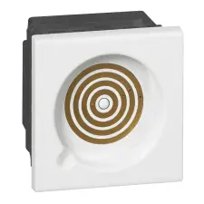 LEGRAND 078241 Mágneses csatlakozóaljzat nővérhívóhoz (csak hívás), 2 modul, antimokrobiális, fehér burkolattal villanyszerelés