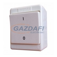 LEGRAND 083902 Kontállux IP44 kétpólusú kapcsoló fehér villanyszerelés
