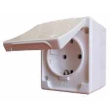 LEGRAND 083913 Kontállux fehér IP44 2P+F csatlakozóaljzat villanyszerelés