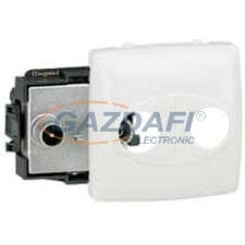 LEGRAND 086145 Oteo falon kívüli TV-RD aljzat végzáró fehér villanyszerelés