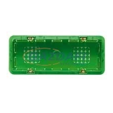 LEGRAND 089250 6/8 modul hármas doboz függőleges/vízszintes használatra, téglafalba villanyszerelés