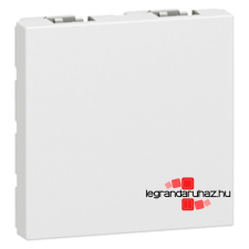 LEGRAND 277071L, Program Mosaic Vakfedél 2 Modulos, Fehér villanyszerelés
