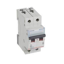 LEGRAND 403384 TX3 Kismegszakító. 2P, 8A, B karakterisztika, 6kA villanyszerelés