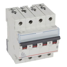 LEGRAND 403420 TX3 Kismegszakító. 4P, 32A, B karakterisztika, 6kA villanyszerelés