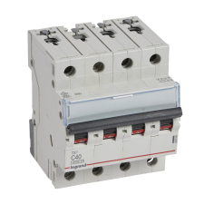 LEGRAND 403566 TX3 Kismegszakító. 4P, 40A, C karakterisztika, 6kA villanyszerelés