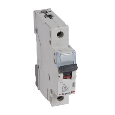 LEGRAND 403727 TX3 Kismegszakító. 1P, 63A, D karakterisztika, 6kA villanyszerelés