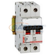 LEGRAND 403730 TX3 kismegszakító 2P D1 6000A/6kA BIC villanyszerelés