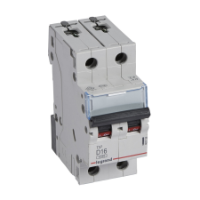 LEGRAND 403738 TX3 Kismegszakító. 2P, 16A, D karakterisztika, 6kA villanyszerelés