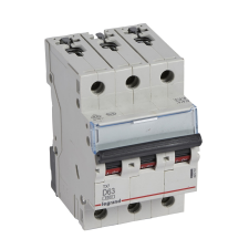 LEGRAND 403761 TX3 Kismegszakító. 3P, 63A, D karakterisztika, 6kA villanyszerelés
