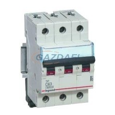 LEGRAND 404125 TX3 kismegszakító 3P B13 10000A/10kA BIC villanyszerelés