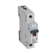 LEGRAND 404162 TX3 Kismegszakító. 1P, 0,5A, C karakterisztika, 10kA villanyszerelés