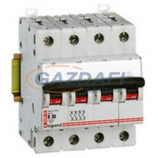 LEGRAND 404252 TX3 kismegszakító 4P C6 10000A/10kA BIC villanyszerelés