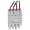 LEGRAND 404515 HX3 vezetékezhető foglalat DX3/DX 4P 1,5 mod/pólus széles készülékhez