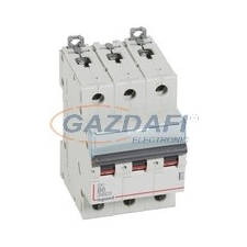 LEGRAND 407558 DX3 kismegszakító 3P B6 6000A/10kA villanyszerelés