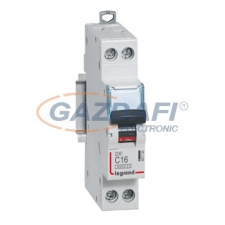 LEGRAND 407742 DX3 kismegszakító 1P+N C16 6000A/10kA villanyszerelés