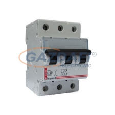 LEGRAND 407864 DX3 kismegszakító 3P C50 6000A/10kA villanyszerelés