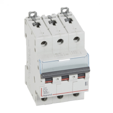 LEGRAND 408082 DX3 Kismegszakító. 3P, 2A, D karakterisztika, 6kA villanyszerelés