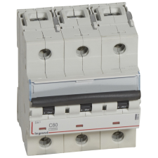 LEGRAND 408662 DX3 Kismegszakító. 3P, 80A, C karakterisztika, 10kA villanyszerelés