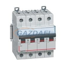 LEGRAND 409062 DX3 kismegszakító 4P B6 10000A / 16 kA villanyszerelés
