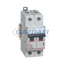 LEGRAND 409196 DX3 kismegszakító 2P C2 10000A / 16 kA villanyszerelés