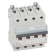 LEGRAND 409334 DX3 Kismegszakító. 4P, 10A, C karakterisztika, 10kA villanyszerelés