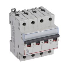 LEGRAND 409539 DX3 Kismegszakító. 4P, 63A, D karakterisztika, 10kA villanyszerelés
