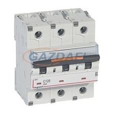 LEGRAND 409790 DX3 kismegszakító 25kA 3P 400V~ C125 villanyszerelés
