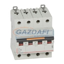 LEGRAND 409794 DX3 kismegszakító 25kA 4P 400V~ C16 villanyszerelés