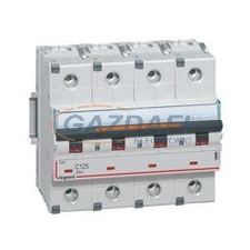 LEGRAND 409803 DX3 kismegszakító 25kA 4P 400V~ C125 villanyszerelés