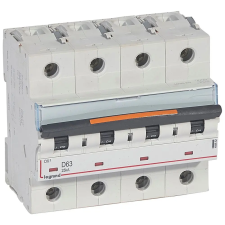 LEGRAND 409852 DX3 kismegszakító 25kA 4P 400V~ D63 villanyszerelés