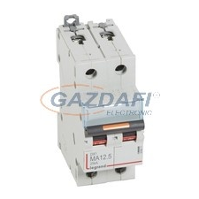 LEGRAND 409871 DX3 kismegszakító 25kA 2P 230/400V~ MA12,5 villanyszerelés