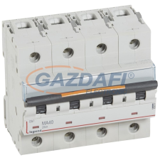 LEGRAND 409894 DX3 kismegszakító 25kA 4P 400V~ MA40 villanyszerelés