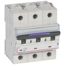 LEGRAND 410160 DX3 kismegszakító 50kA 3P 400V~ C10 villanyszerelés