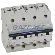 LEGRAND 410175 DX3 kismegszakító 50kA 4P 400V~ C20 villanyszerelés